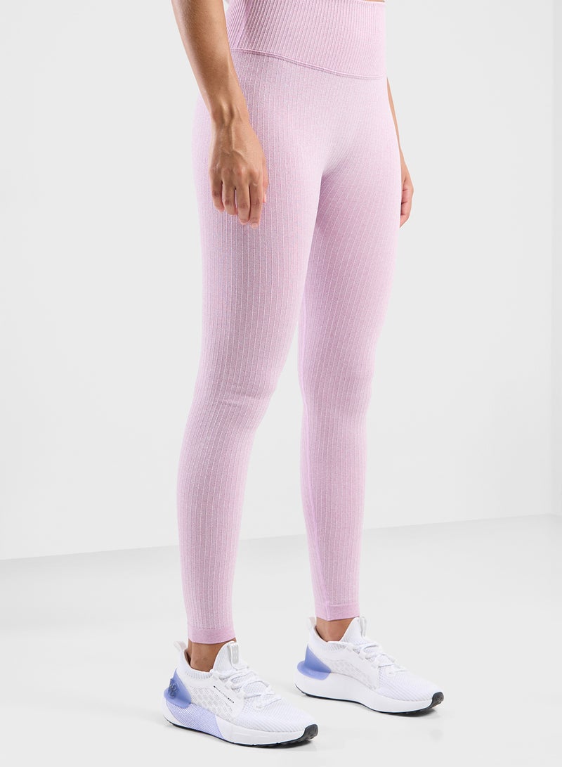 High Waist Ribbed Leggings