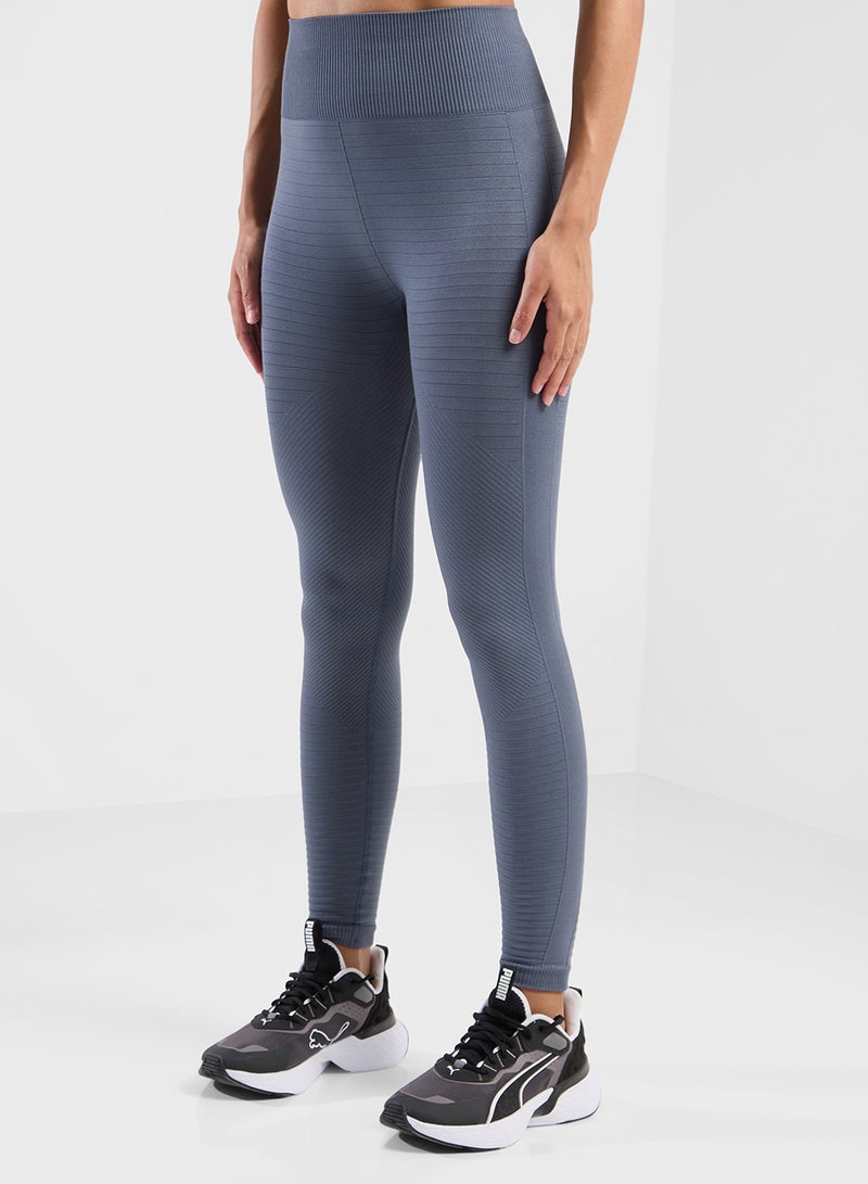 High Waist Ribbed Leggings