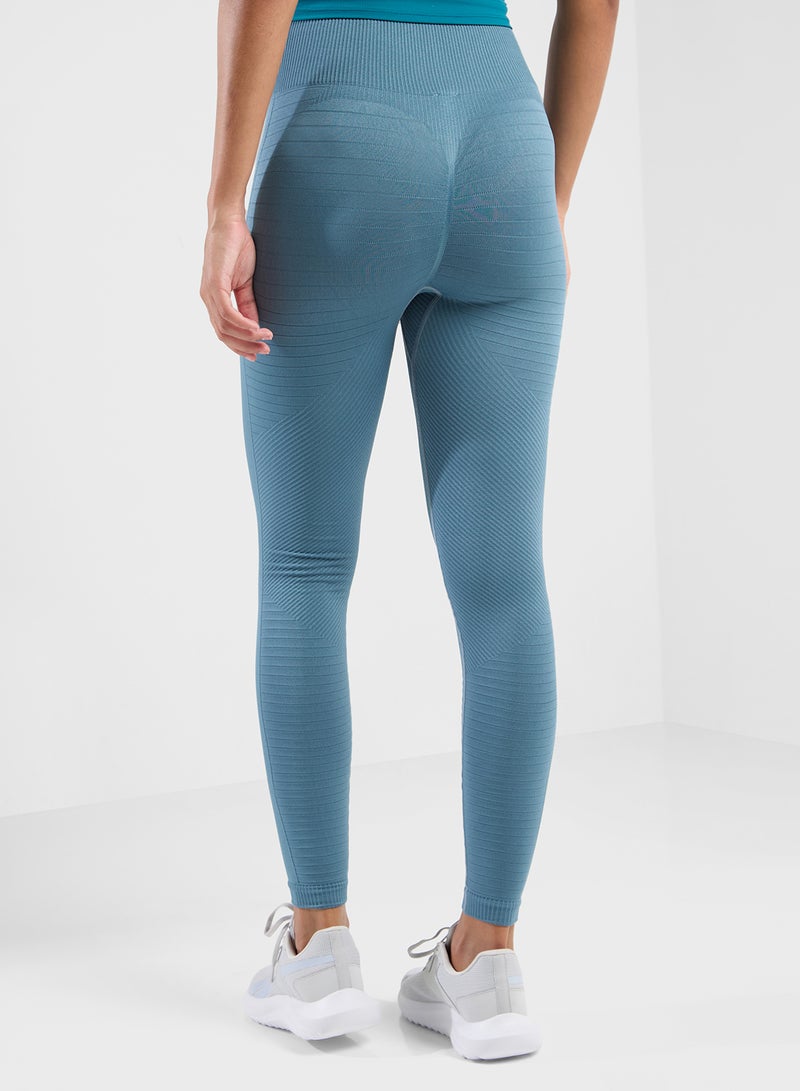 High Waist Ribbed Leggings