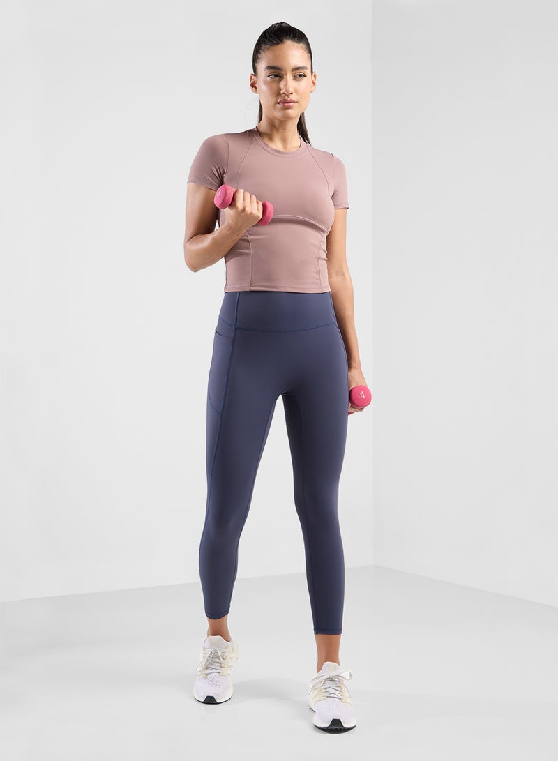 Ankle Length Leggings with Side Pocket