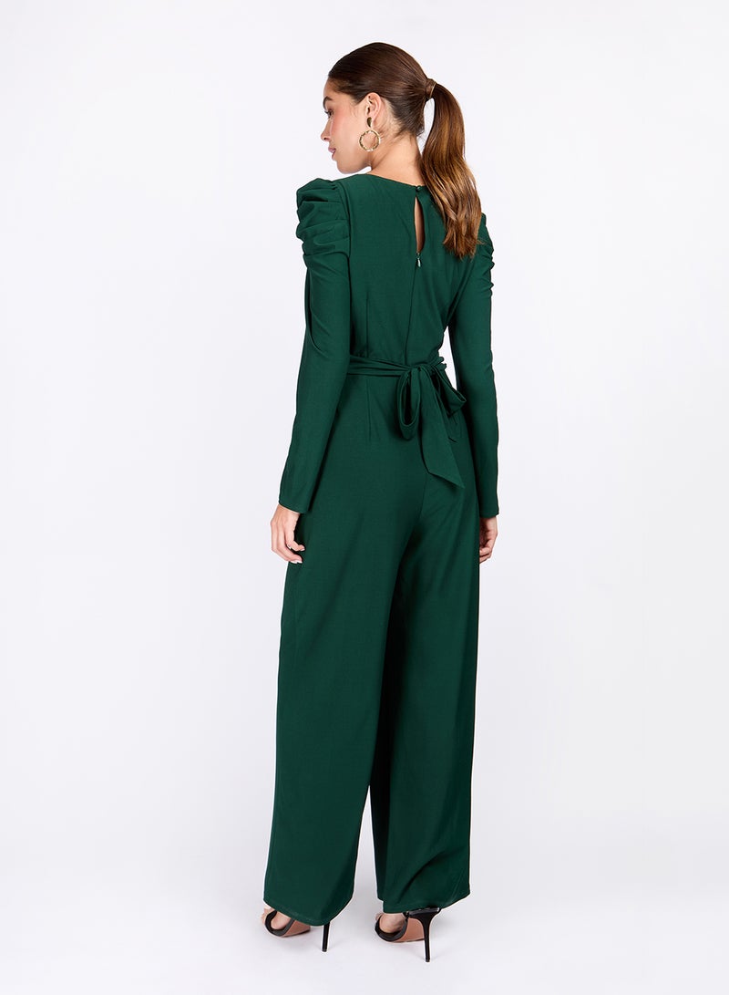 Puff Sleeve Jumpsuit