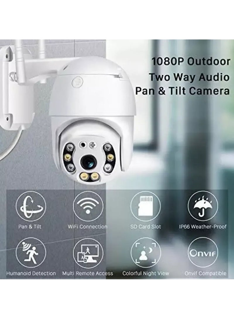 WIFI Outdoor HD Wireless Waterproof IP Security Camera with Adapter