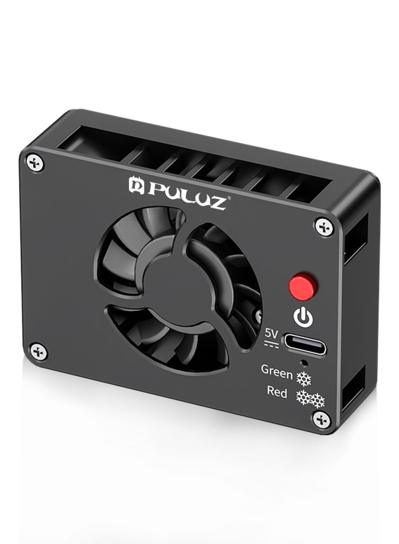 PULUZ Camera Cooling Fan Semiconductor Radiator for Sony / Canon / FUJIFILM / Nikon Cameras (Black)