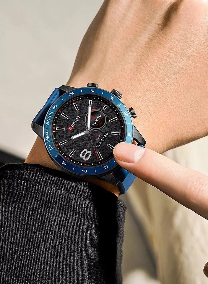 6001 CURREN Intelligent full touch screen waterproof smart watch For Men's & Women's
