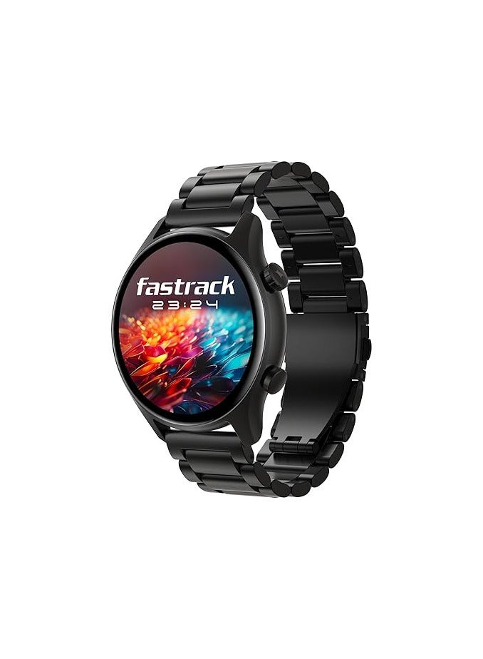 Fastrack Astor FR2 Pro Smartwatch with 1.43” AMOLED Display with 466 * 466 Pixel Resolution|SingleSync BT Calling|AI Voice Assistant|100+ Sports Modes and Watchfaces|Upto 5 Day Battery|IP68