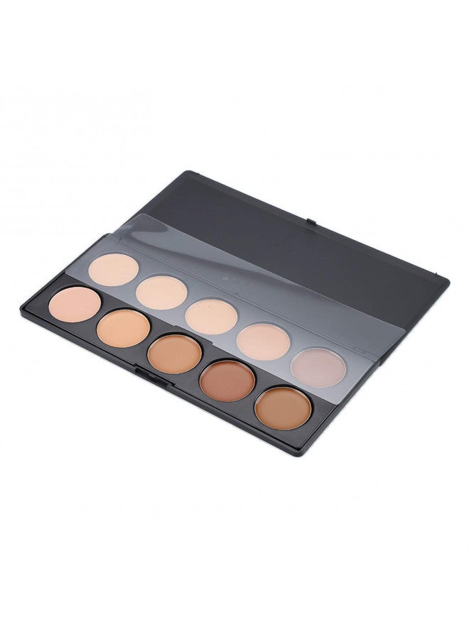 Vodisa 10 Colour Makeup Contour Palette-Cream Concealer Kit- Blemish Face Contouring Highlighter Palette- Sleek Cosmetics Professional Base Foundation Beauty Make up Cream Makeup Blemish Pallet