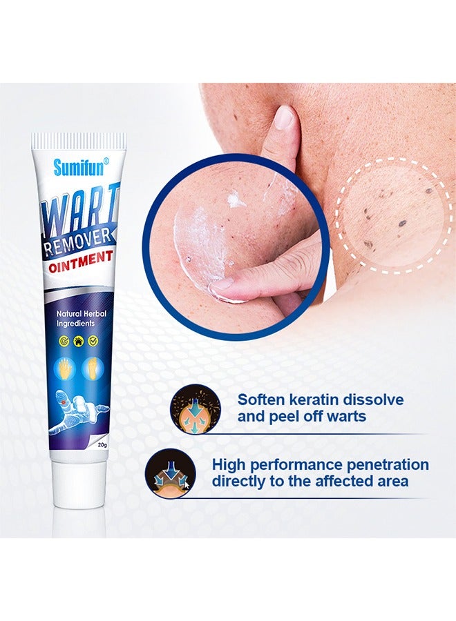 Wart Removal Ointment Cream Skin- Treatment With Natural Herbal Ingredients for The Treatment Of Common Warts Effective And Safe