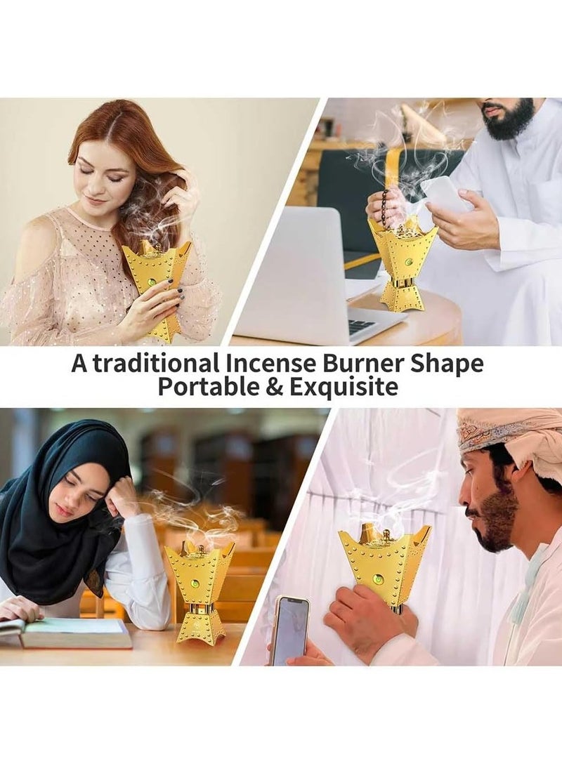 Bakhoor BoSidin Arabic Electric Metal Incense Oud Burner with Full Quran Muslim Speaker Remote and App Control–SQ-668