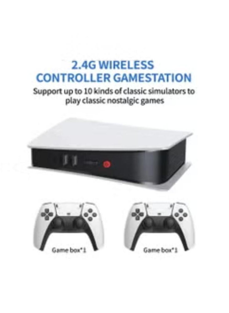 M5 4K HD Retro Classic Video Game With Consoles 2.4G Wireless Controller Game Station