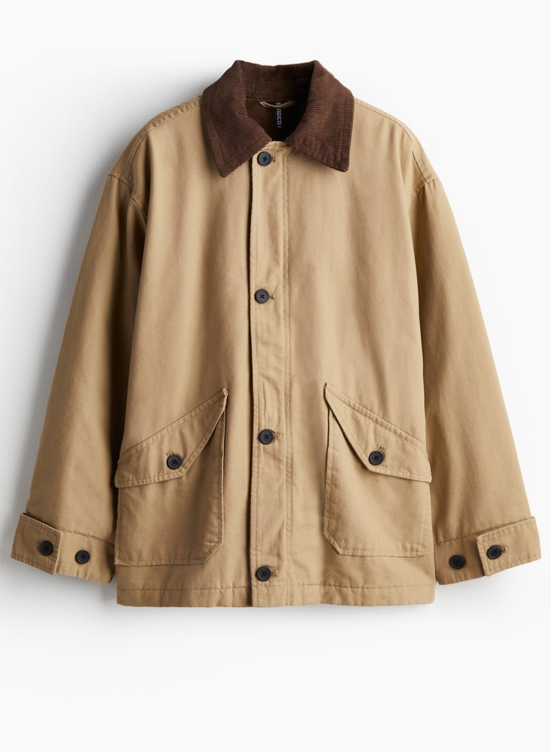 Oversized Canvas Jacket