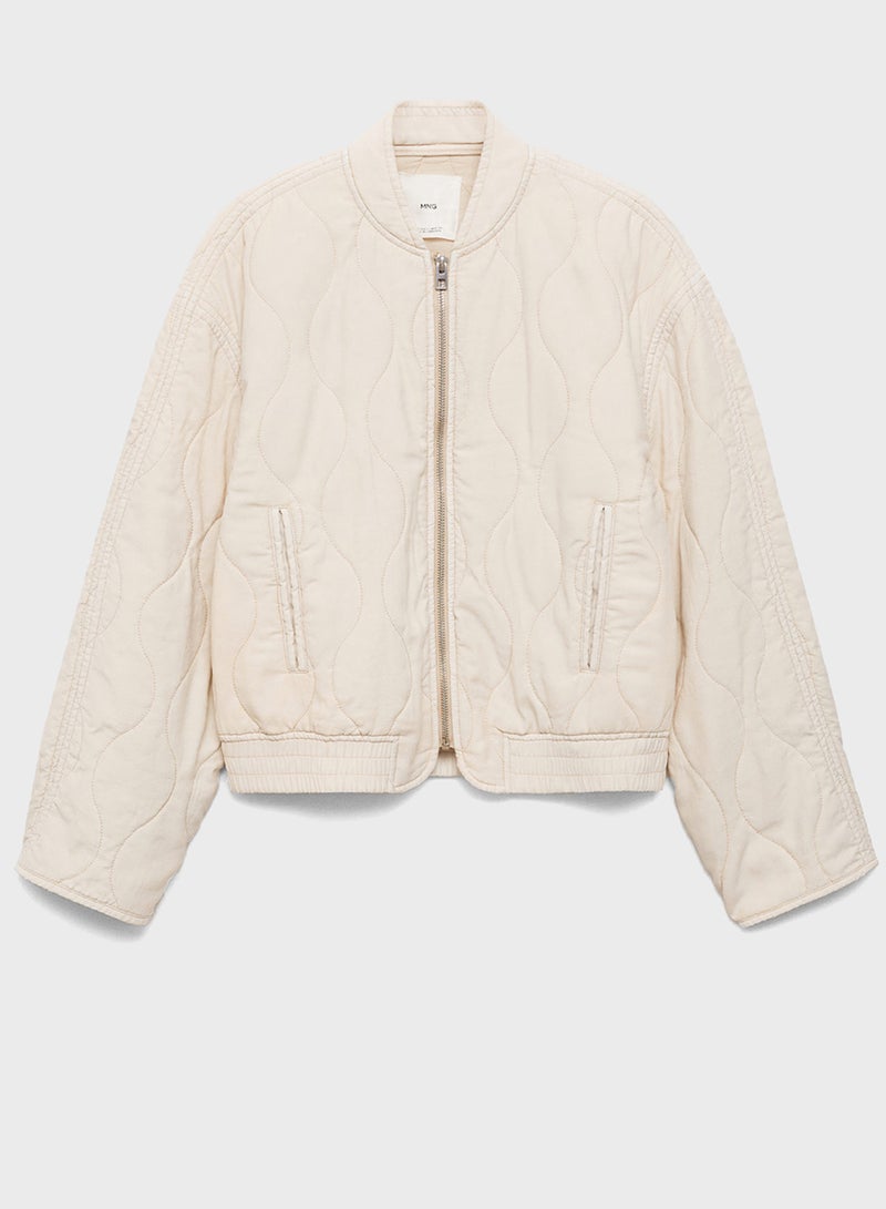 Honolulu Zip Throgh Bomber Jacket