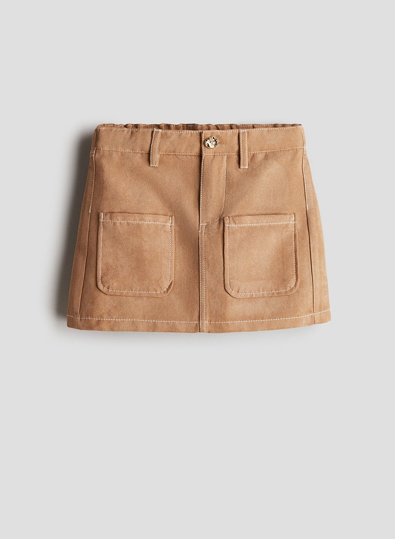 Patch-Pocket Skirt