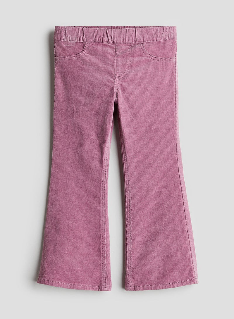 Flared Corduroy Treggings