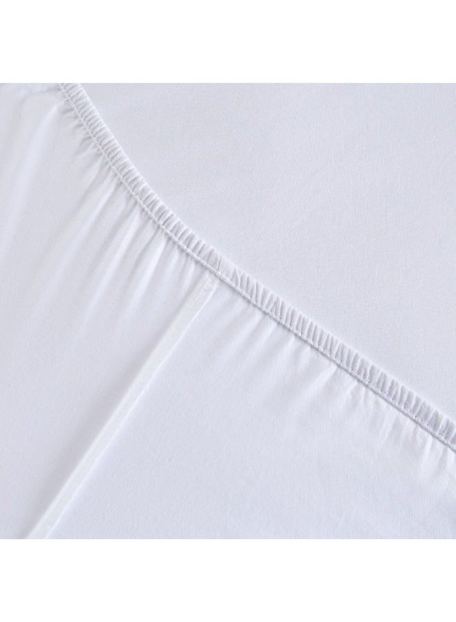 Essential Queen Cotton Olympic Fitted Sheet 160 X 200 X 36 Cm