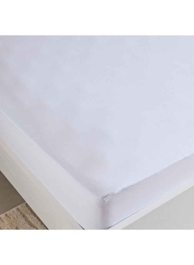 Essential Queen Cotton Olympic Fitted Sheet 160 X 200 X 36 Cm