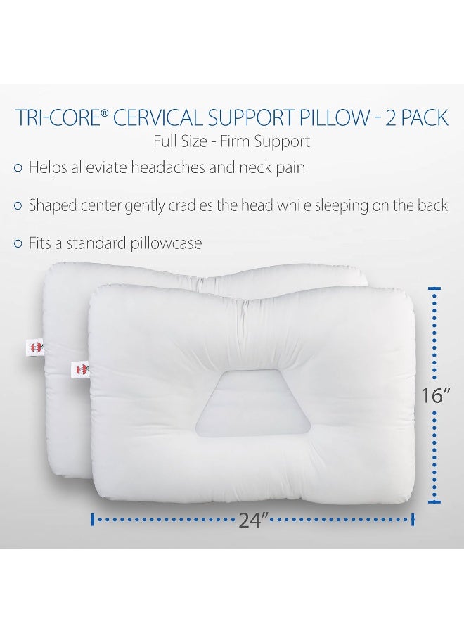 Tri-Core Orthopedic Pillow Full Size - Standard