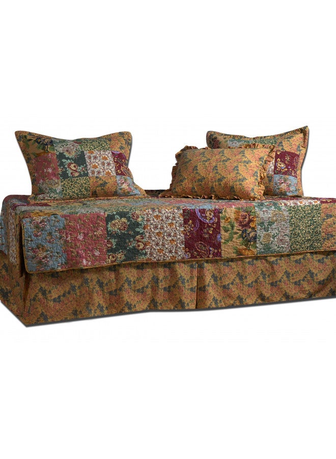 Greenland Home Antique Chic Daybed Quilt Set, 3'3 inches X 6'3 inches, Multicolor