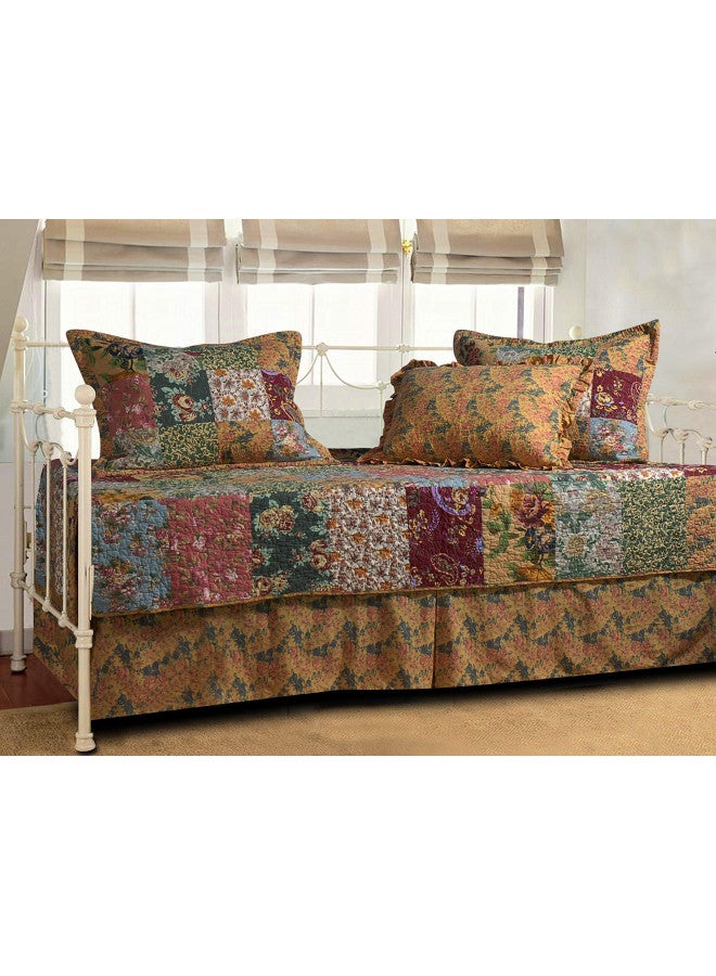 Greenland Home Antique Chic Daybed Quilt Set, 3'3 inches X 6'3 inches, Multicolor