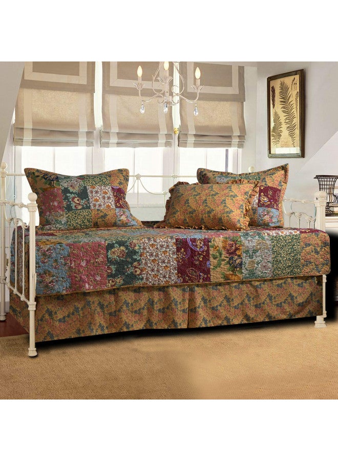 Greenland Home Antique Chic Daybed Quilt Set, 3'3 inches X 6'3 inches, Multicolor