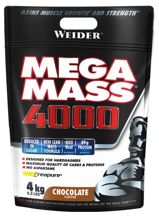 Weider Mega Mass 4000 Chocolate Flavor 4kg