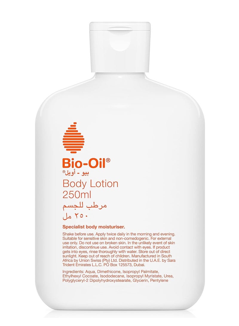 Bio Oil Ultra light Non Greasy Non Sticky|Free from Paraben Preservative Vegan Body lotion|Long lasting daily moisturizer for Sensitive Dry Skin|Dermatologically tested |Cruelty Free 250ml