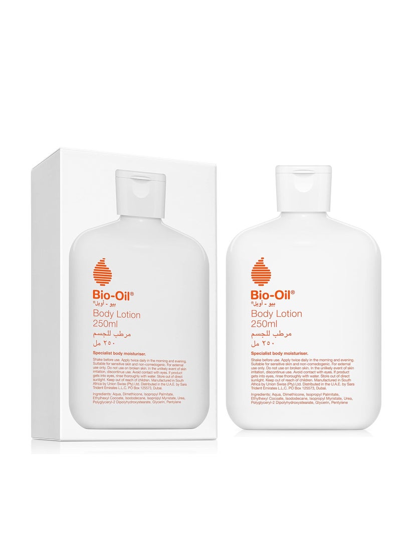 Bio Oil Ultra light Non Greasy Non Sticky|Free from Paraben Preservative Vegan Body lotion|Long lasting daily moisturizer for Sensitive Dry Skin|Dermatologically tested |Cruelty Free 250ml