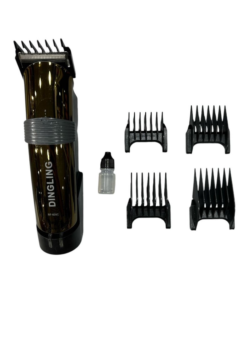 DINGLING Professional Hair Trimmer Electro Plating Gold/Black