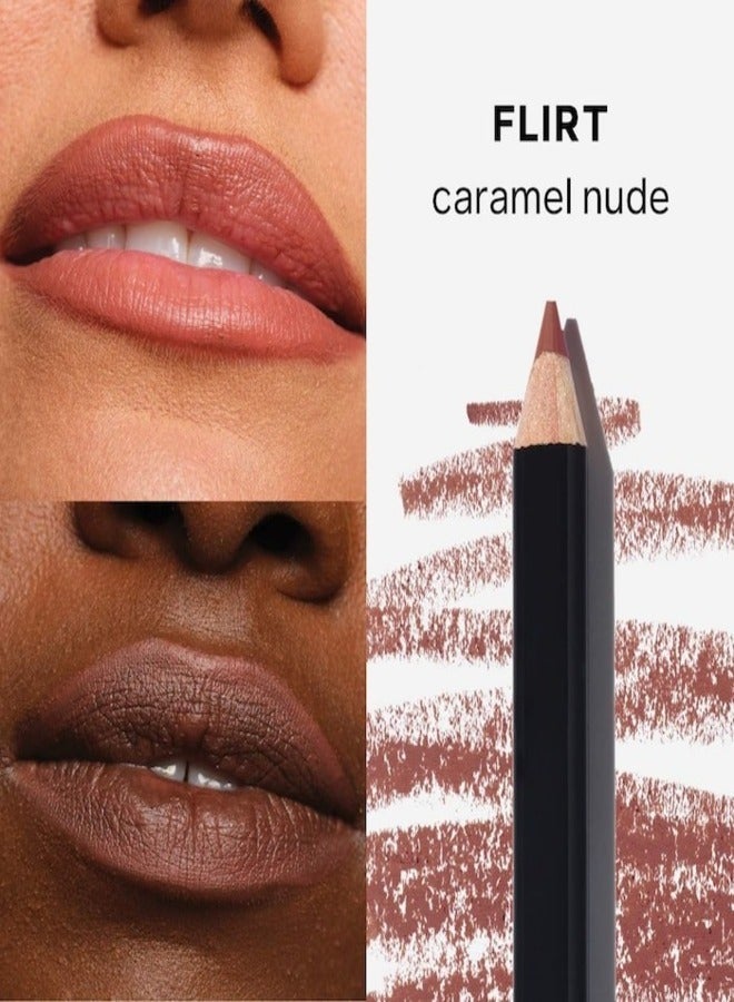 SAIE Lip Liner 101 - Nourishing & Defining Lip Pencil ,  Flirt - caramel nude 1.1g