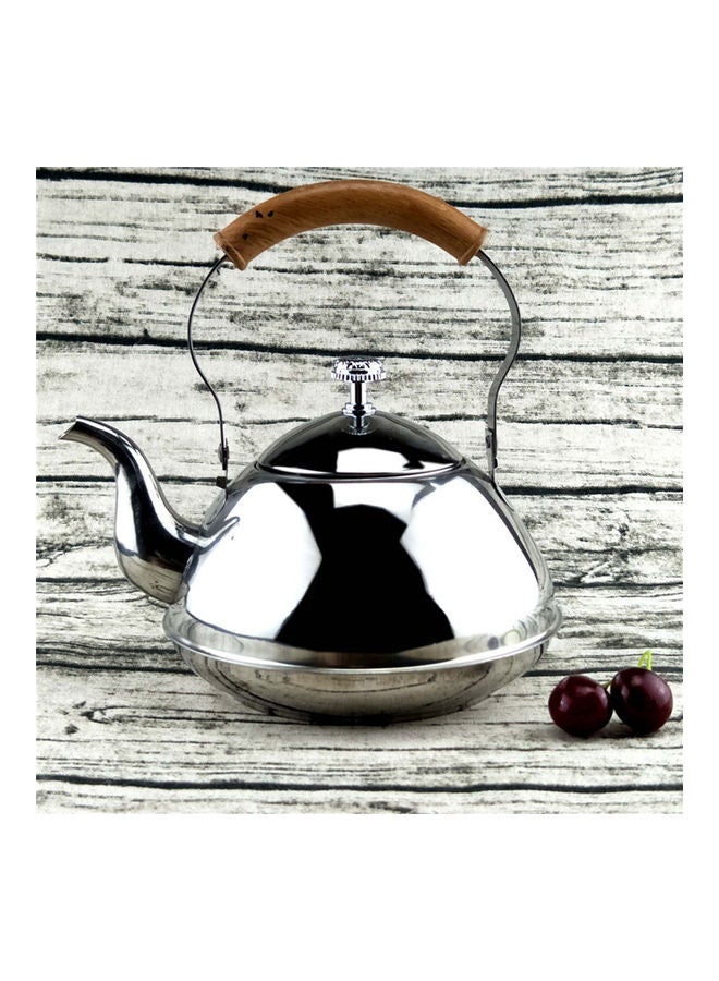 Stainless Steel Tea Drink Kettle Pot Silver