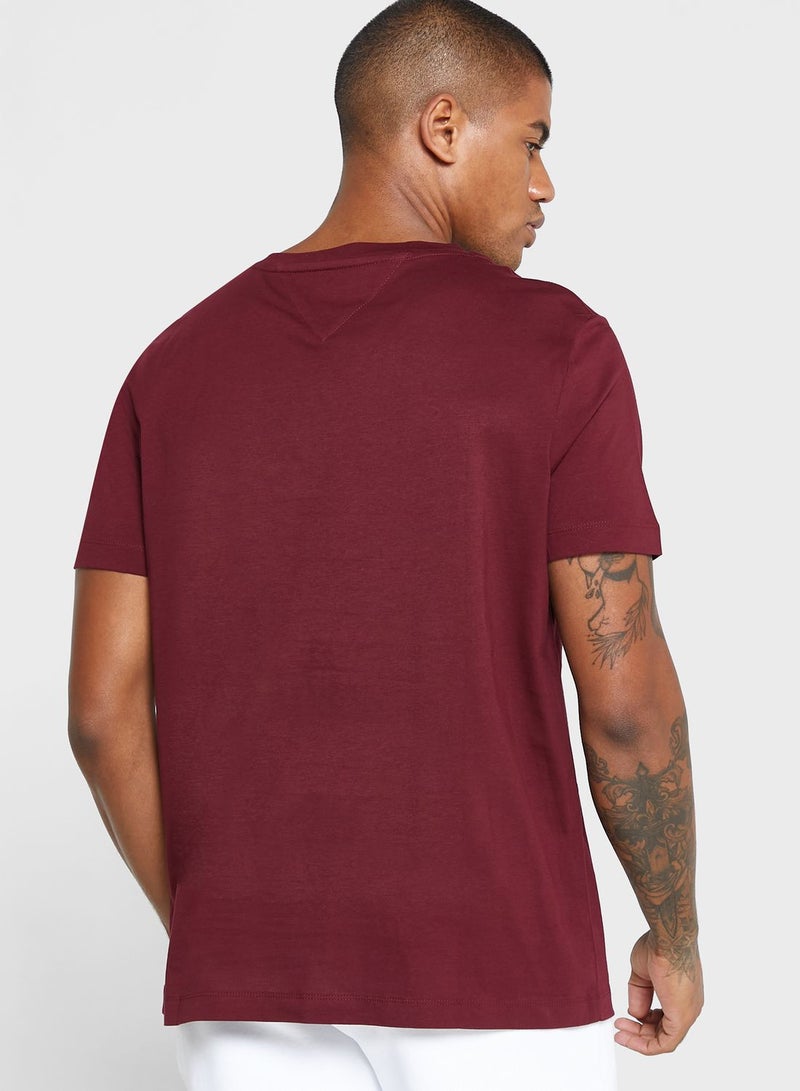 Logo Slim Fit Crew Neck T-Shirt