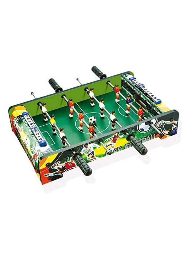 Football Table Game – Standard Size Fun, Multi Person Table Soccer Adults, Families - Recreational Foosball Games Game Rooms, Arcades, Bars, Parties, Family Night