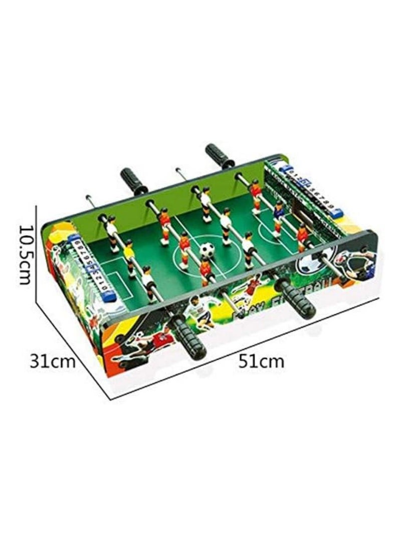 Football Table Game – Standard Size Fun, Multi Person Table Soccer Adults, Families - Recreational Foosball Games Game Rooms, Arcades, Bars, Parties, Family Night