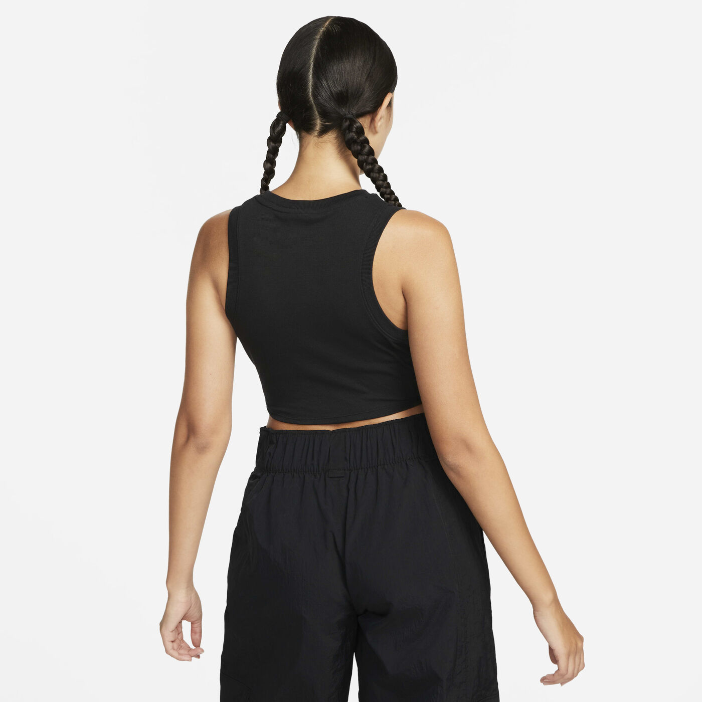 Women's Sportswear Chill Tight Cropped Mini-Rib Tank Top