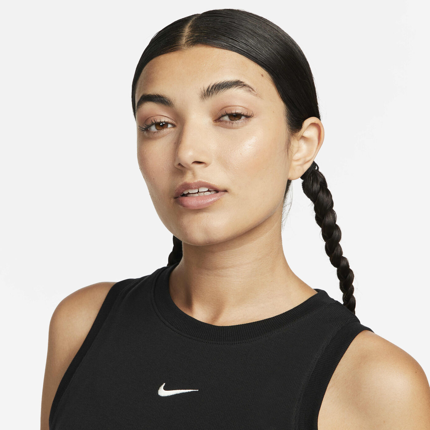 Women's Sportswear Chill Tight Cropped Mini-Rib Tank Top