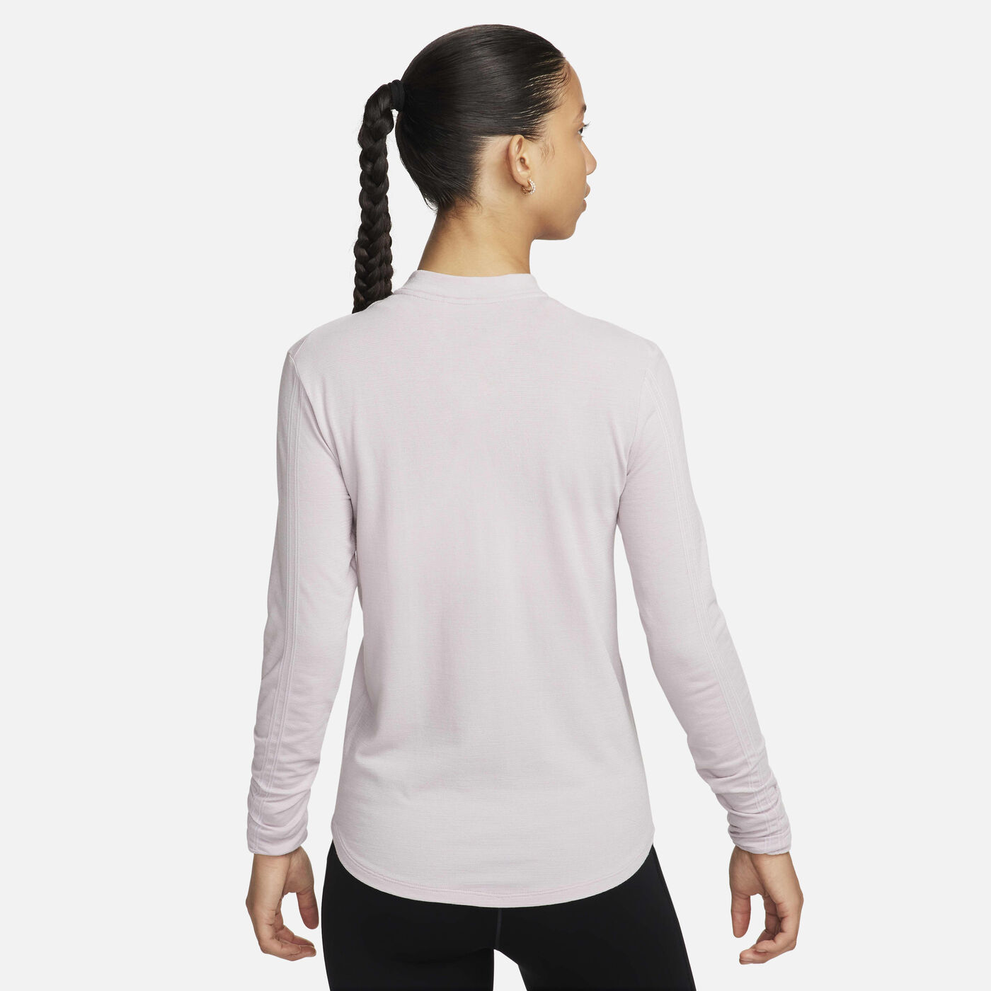 Women's Swift Dri-FIT Mock-Neck Long-Sleeve Running Top