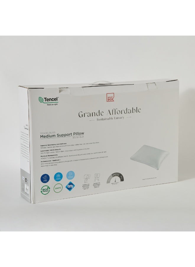 Tencelbliss Medium Support Pillow 45 X 70 X 5 Cm