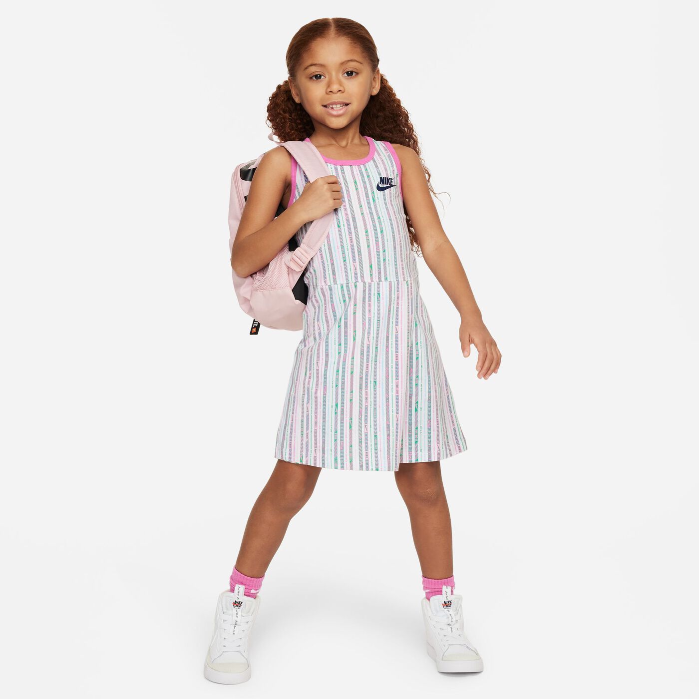 Kids' Happy Camper Printed Dress