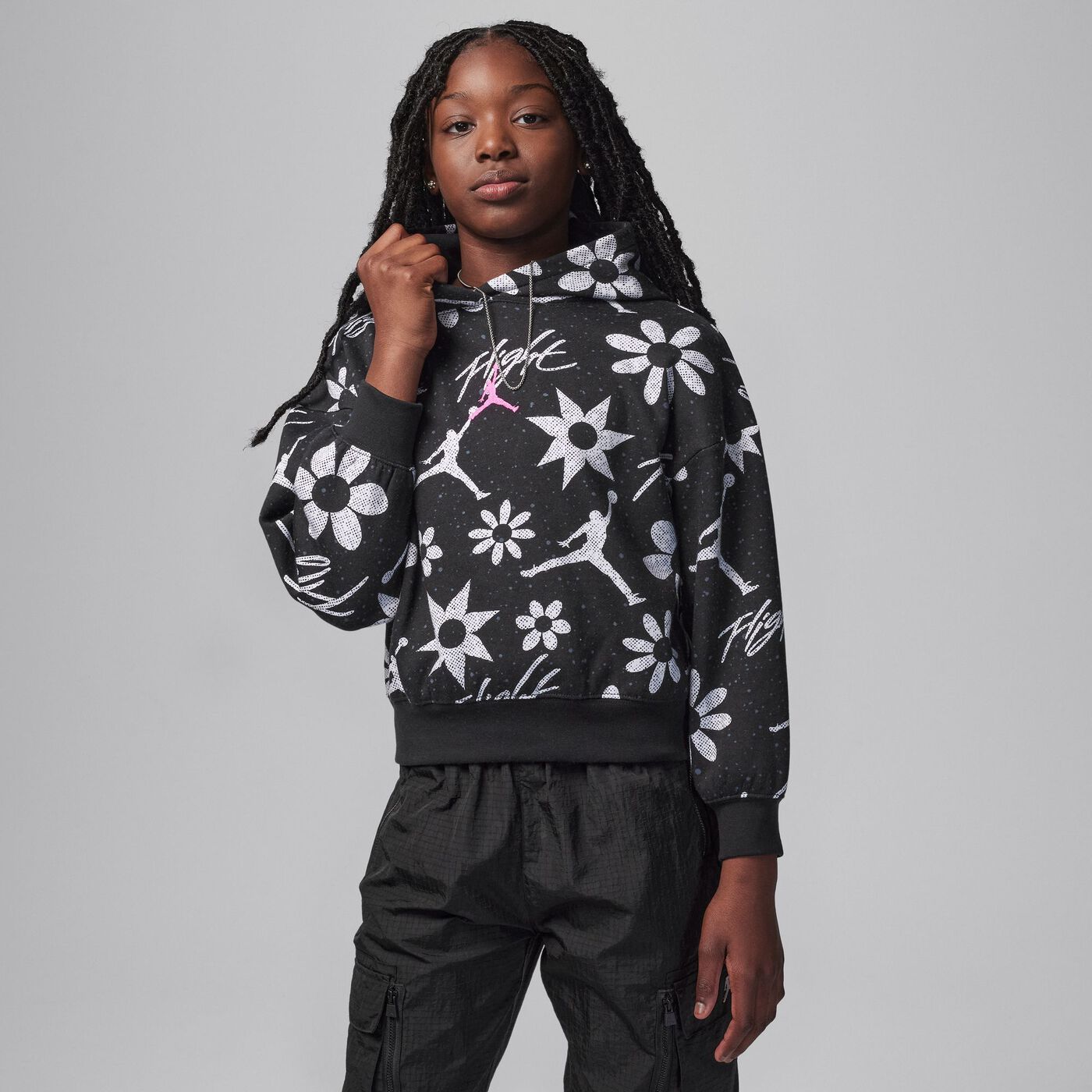 Kids' Floral Flight Hoodie