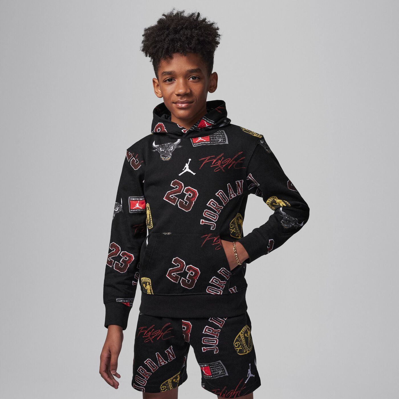 Kids' MJ Essentials Printed Hoodie