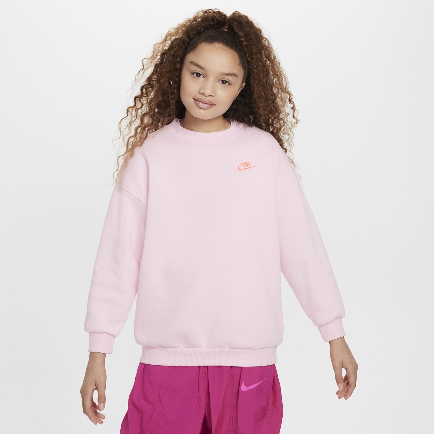 Kids' Sportswear Club Fleece Oversized Sweatshirt