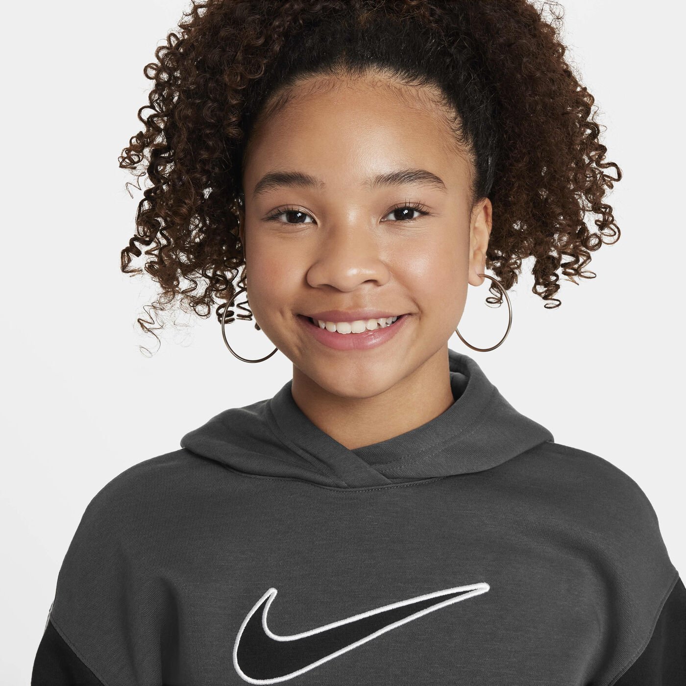 Kids' Sportswear Oversized Fleece Hoodie