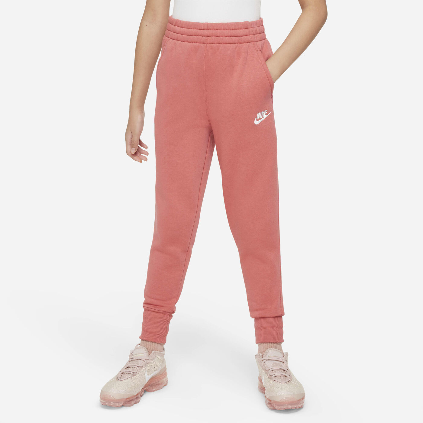 Kids' Sportswear Club Fleece High-Waisted Trousers