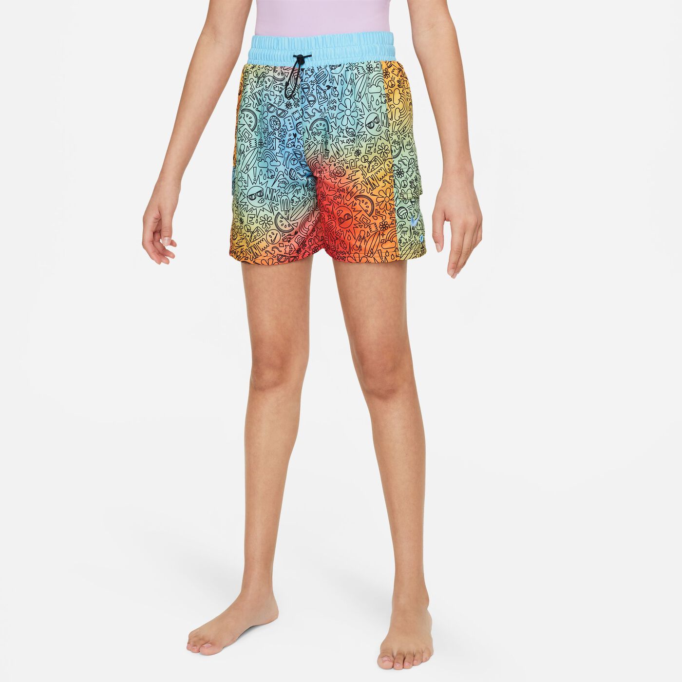 Kids' Swim Doodle Volley Shorts