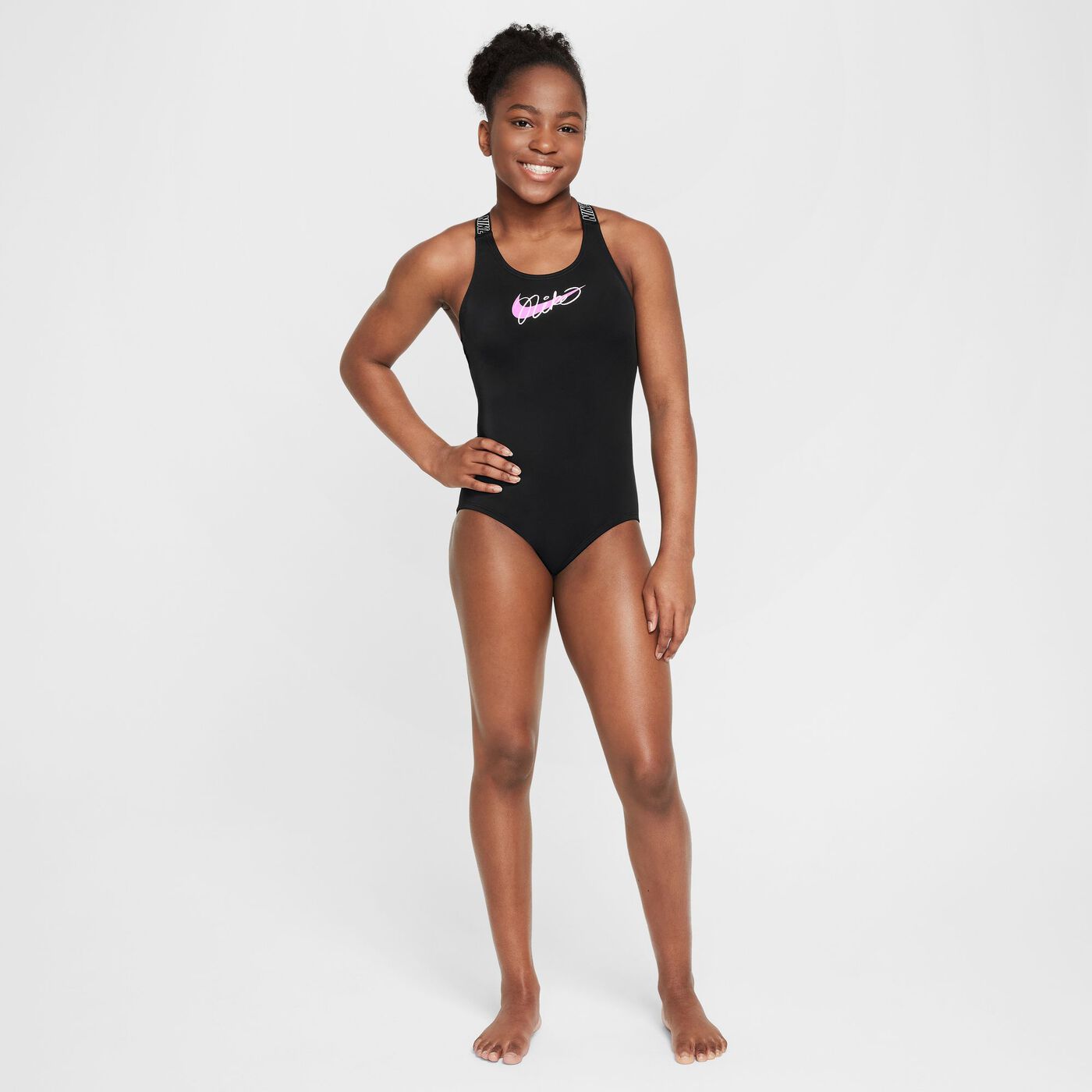 Kids' Swim Cross-Back One-Piece Swimsuit