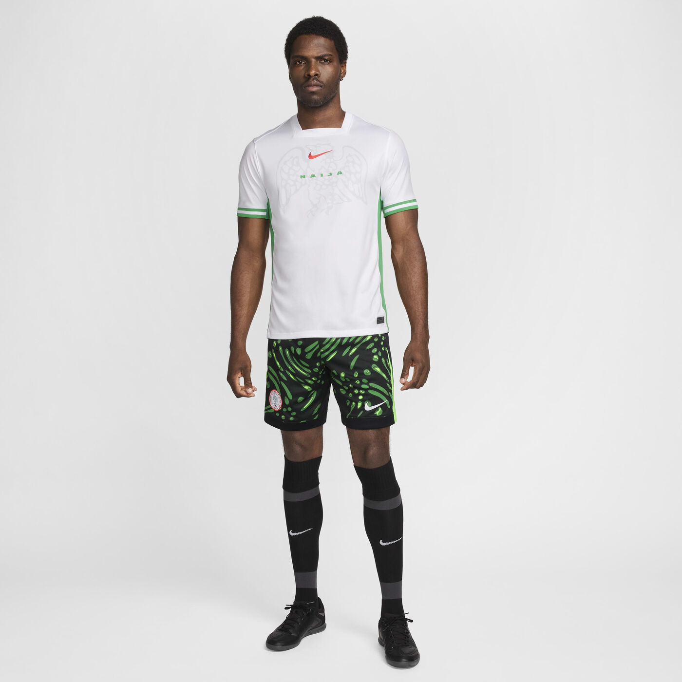 Men's Nigeria 2024 Stadium Away Dri-FIT Football Replica Shorts