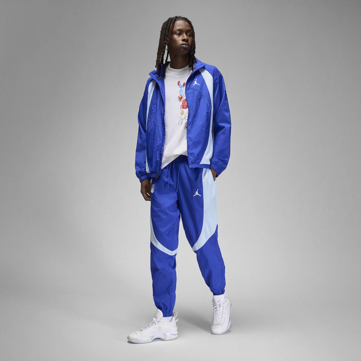 Men's JAM x Fédération Française de Basketball Sport Warm-Up Jacket