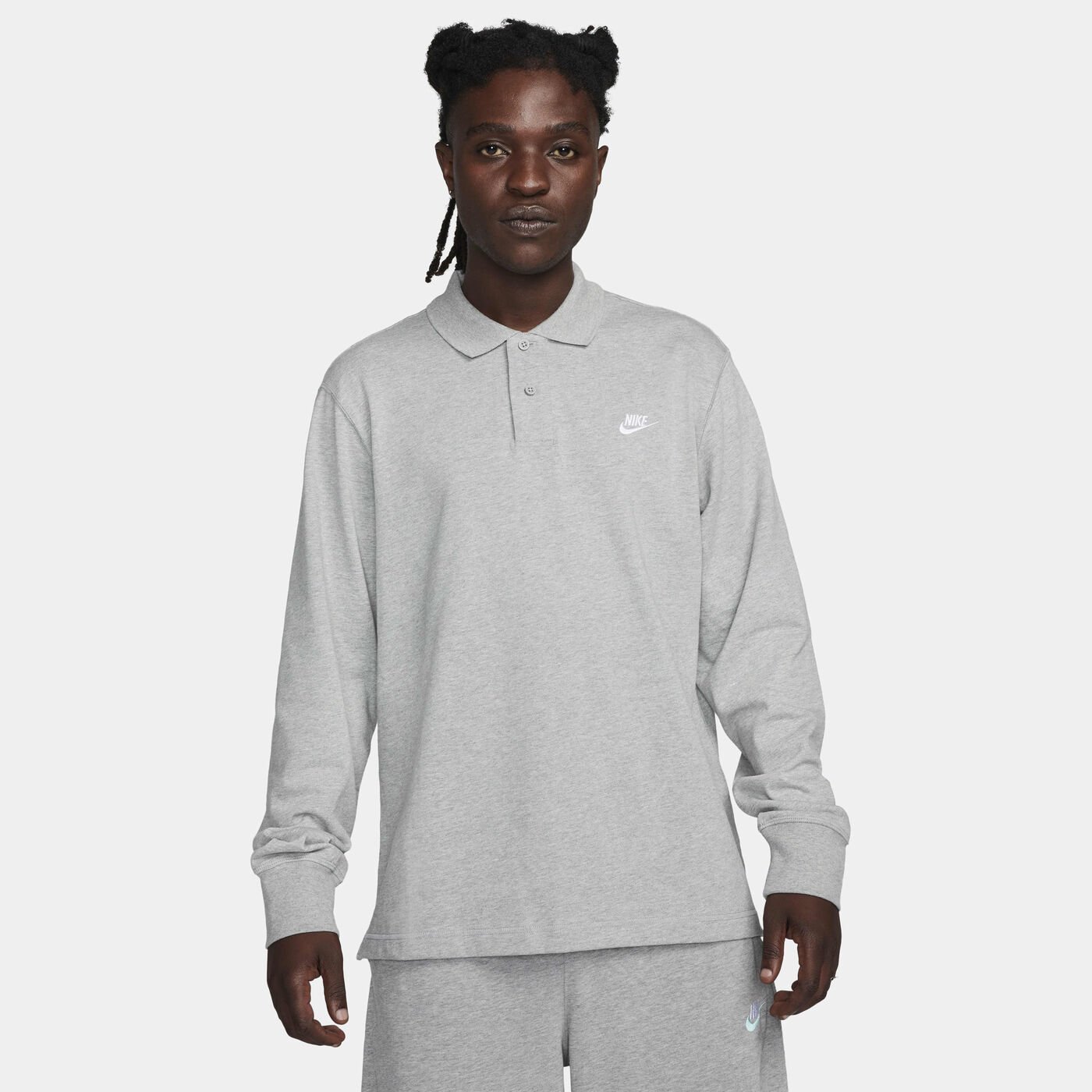Men's Club Long-Sleeve Polo Shirt
