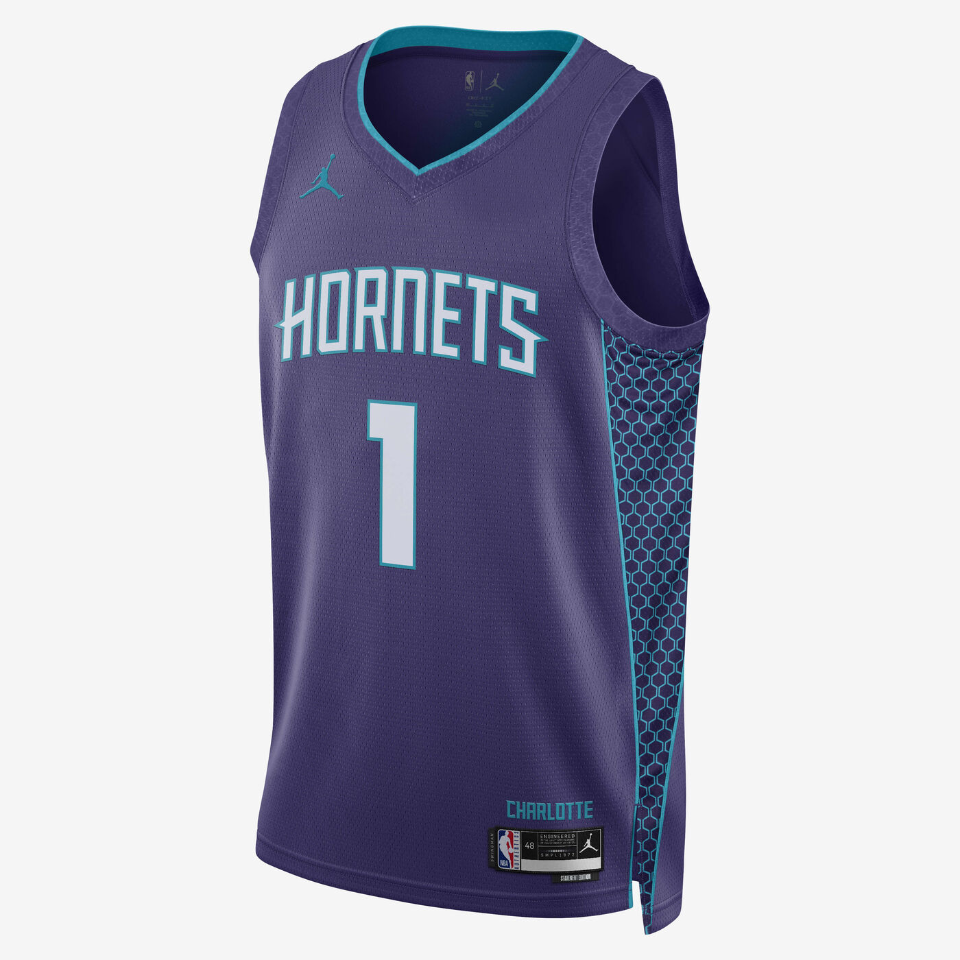 Men's NBA Charlotte Hornets Statement Edition Dri-FIT Swingman Jersey