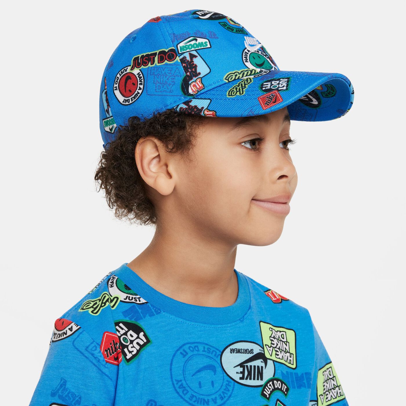 Kids' Printed Curved Brim Cap