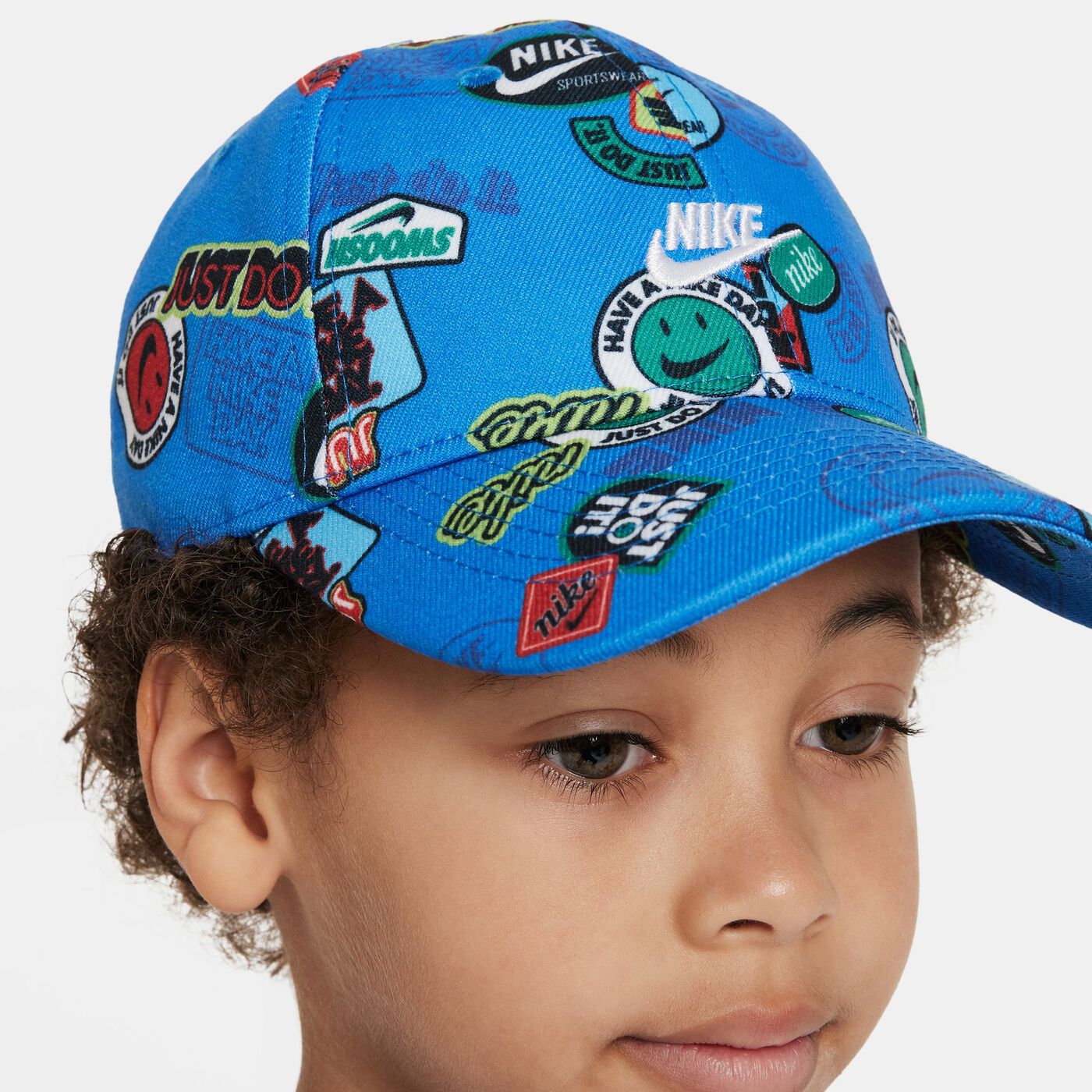 Kids' Printed Curved Brim Cap
